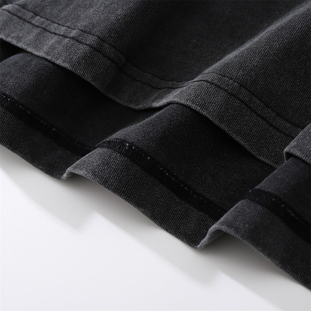 Printed Washed And Worn T-shirt For Men